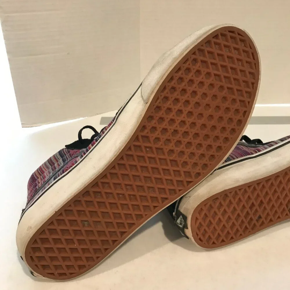 VANS UNISEX HI GUATE WEAVE SHOES SIZE MALE 10.5 FEMALE 12